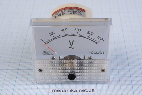 Вольтметр змінного струму 1000V (стрілковий)