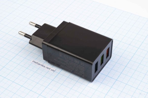 Зарядний пристрій HB-03A2000 3xUSB-A