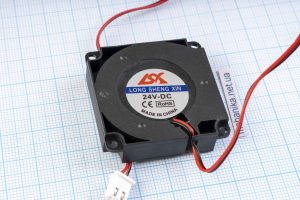 Вентилятор равлик 40х40х10, 24V, 2 PIN, відцентровий, турбіна, кулер ЧПУ