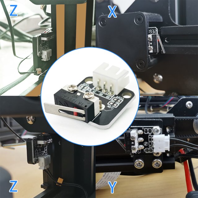 Механічний кінцевий вимикач, горизонтальний Mech EndStop Type3