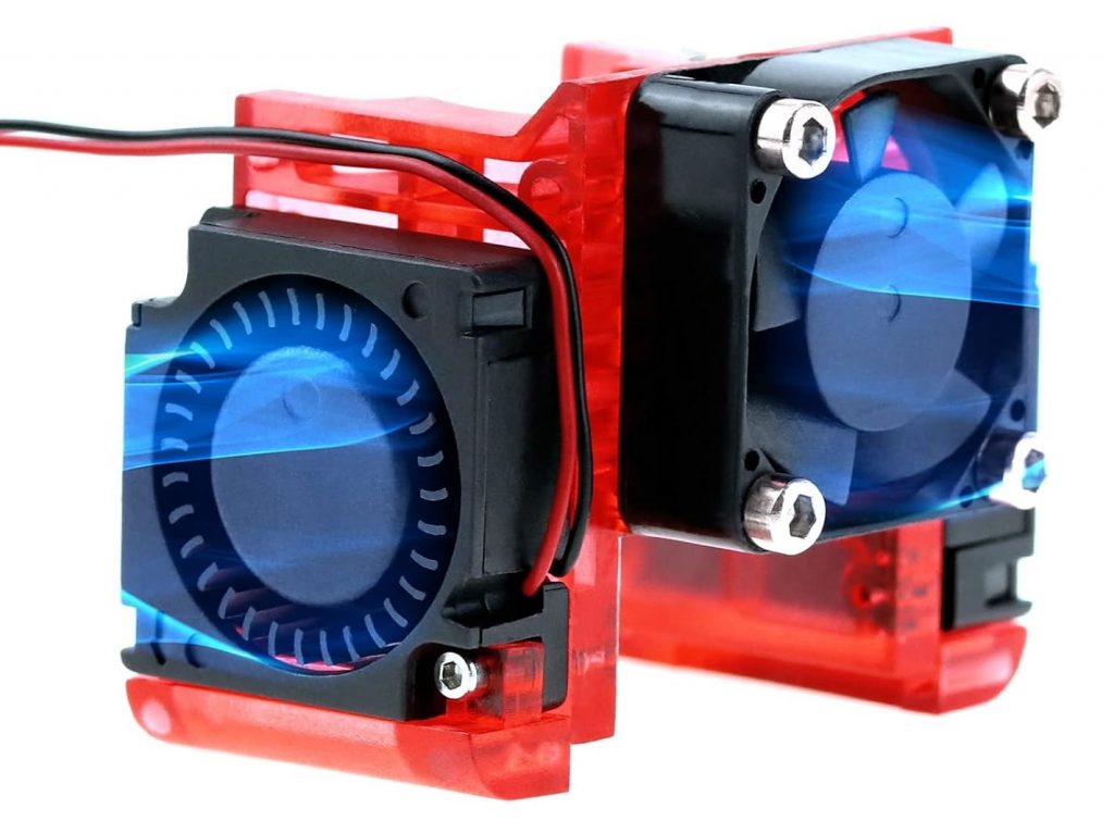 Обдув для екструдера (хотенд/hotend) E3D V6, 3 вентилятора 12V, модернізований