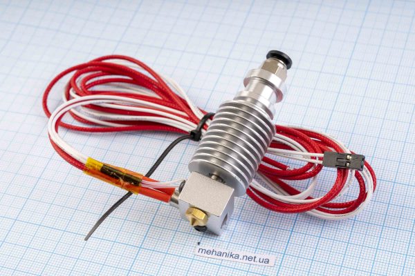 Eкструдер (хотенд/hotend) E3D V6 з фітингом, BOWDEN