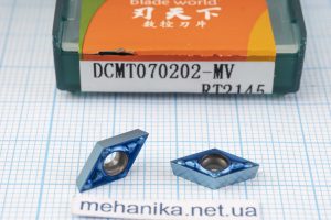 Вставка токарна (різець) DCMT070202-MV RT2145 BLADEWORLD 55 HRC