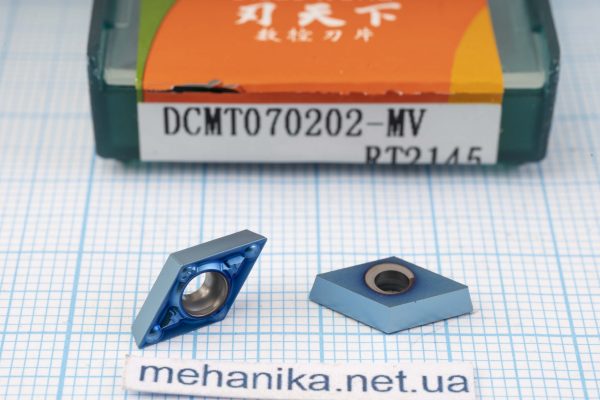 Вставка токарна (різець) DCMT070202-MV RT2145 BLADEWORLD 55 HRC