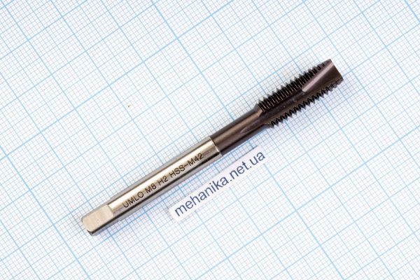 Мітчик прямий UMLO, кобальтова сталь M42 HSS Co-8%