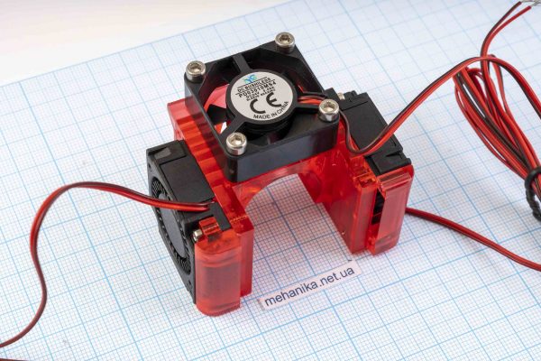 Обдув для екструдера (хотенд/hotend) E3D V6, 3 вентилятора 24V, модернізований