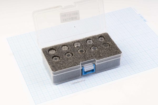Цанги АА ER16, точність 0.008, діапазон 1-10 мм, набір 10 шт