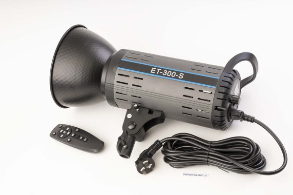 Студійне (постійне) світло LED COB ET-300-S, 300W, з дистанційним керуванням, 3200K-5600W