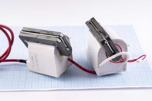 Трансформатор високовольтний для блоку живлення лазера HS-17 (80-100W), 2 котушки