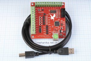 Плата управління ЧПУ, MACH3 BSMCE04U-PP USB контролер, 4 осі + кабель 150 см