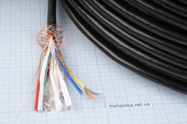 Кабель управління ZR-RVVP екранований, середньогнучкий, 4-жильний, мідь
