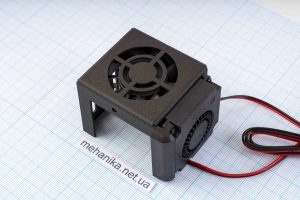 Кожух екструдера для Ender-3/CR-10 з двома вентиляторами 40x40x10/24V та направленим потоком обдуву