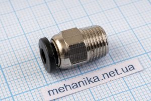 Фітинг PC4-01 M10 для тефлонової трубки 4 мм 3D принтера