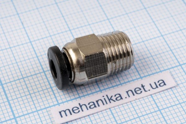 Фітинг PC4-01 M10 для тефлонової трубки 4 мм 3D принтера