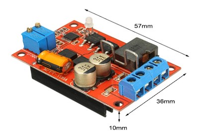Модуль MPPT (MPPT-V08A на CN3722) 5А/100W, 8-28V/5-26М CV, для сонячної панелі та заряджання акумулятора
