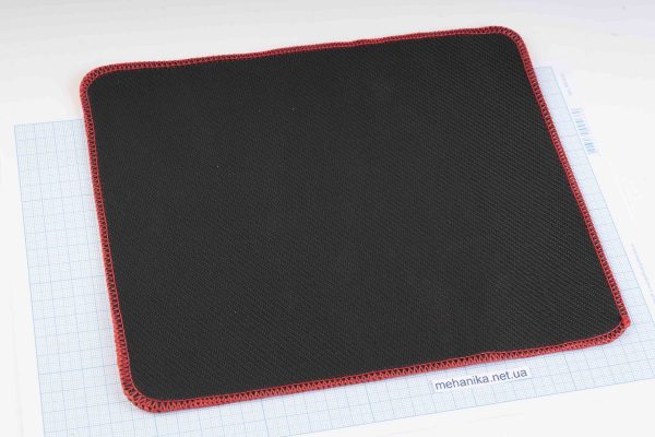 Килимок для мишки 250x210x3 мм - Чорний/Червоний