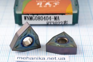 Вставка токарна (різець) WNMG080404-MA RT3022 BLADEWORLD 55 HRC, двохстороння