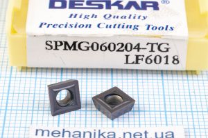Вставка свердлильна (різець) SPMG060204 LF6018 DESCAR 50 HRC