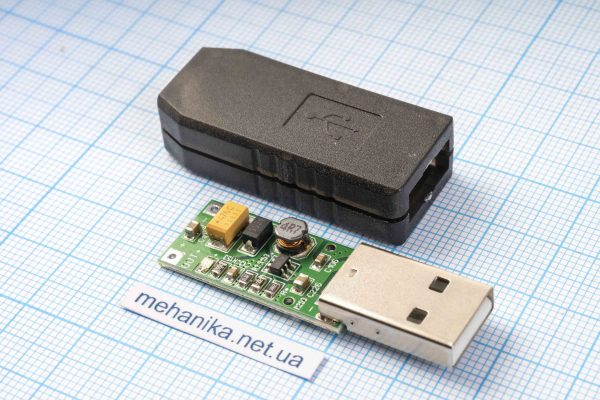 Перетворювач напруги підвищуючий, USB DC-DC, 3-6V/12V 0.5A 6W, VER: 2.0ZQ