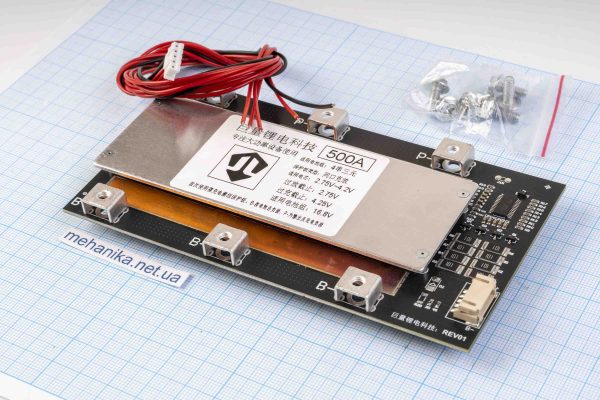 BMS-контролер заряду для Li-Ion, 4S/500A/16.8V