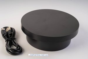 Підставка D125 мм, що обертається, для відео презентацій, Type-C, чорний