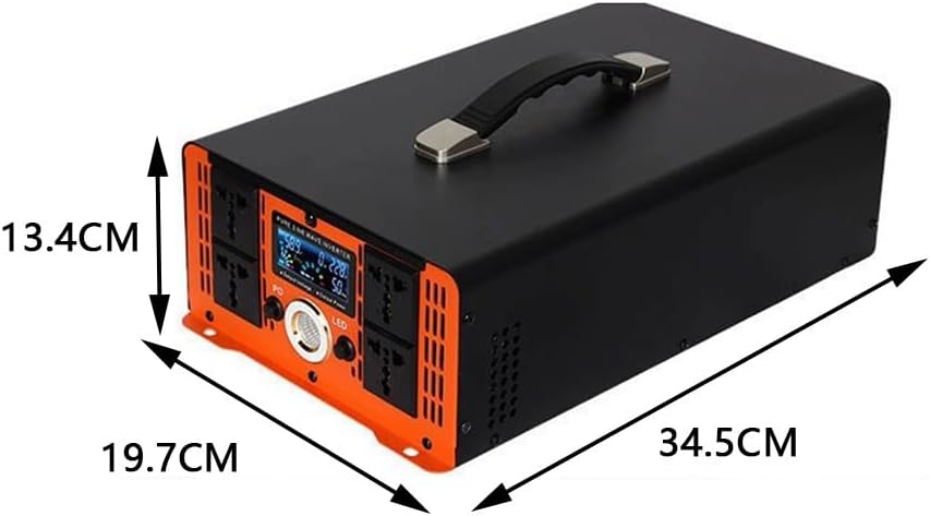 Інвертор CNAS 3000W, DC-AC 24V/220V, чиста синусоїда, з ліхтариком