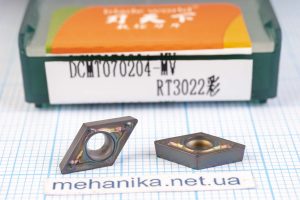 Вставка токарна (різець) DCMT070204-MV RT3022 BLADEWORLD 55 HRC