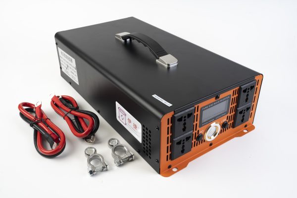 Інвертор CNAS 5000W, DC-AC 24V/220V, чиста синусоїда, з ліхтариком