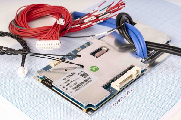 BMS-контролер заряду універсальний, GINKGO DATA, 6-16S, LiFePO4, 100A (250A), з Bluetooth модулем