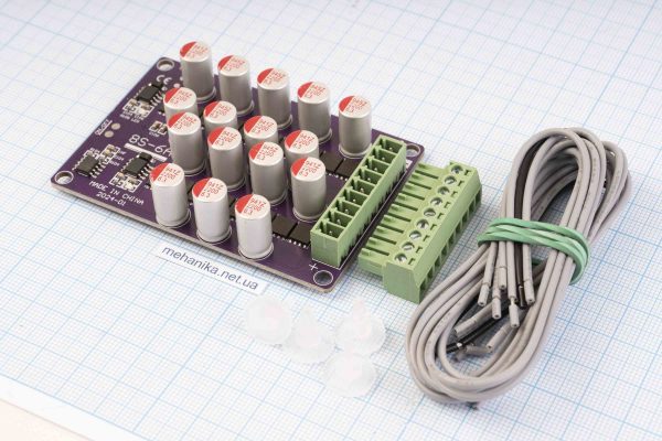Активний балансир конденсаторний, 8S Li-Ion/LiFePO4, 2.7-4.5V/6А
