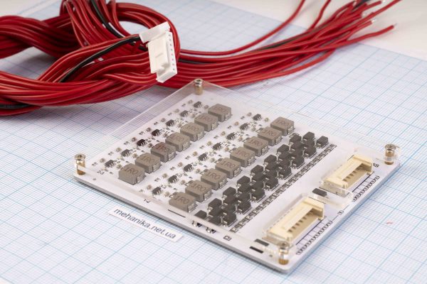 Балансир активний конденсаторний, 16S Li-Ion/LiFePO4, 2.0-4.5V/2А, на алюмінієвій пластині