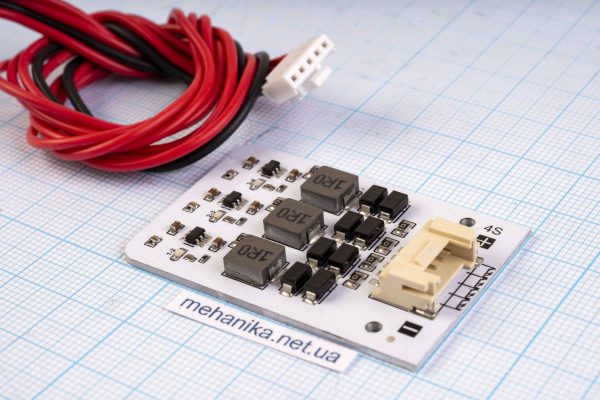 Балансир активний конденсаторний, 4S Li-Ion/LiFePO4, 2.0-4.5V/2А, на алюмінієвій пластині