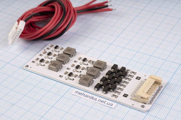 Балансир активний конденсаторний, 7S Li-Ion/LiFePO4, 2.0-4.5V/2А, на алюмінієвій пластині