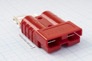 Роз’єм акумуляторний (силовий) Anderson SB50, 50A/600V (червоний)