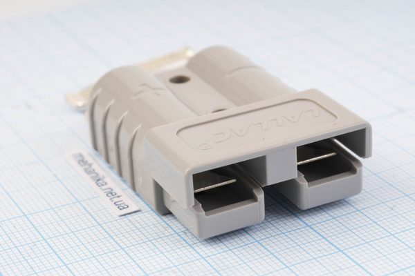 Роз’єм акумуляторний (силовий) Anderson SB50, 50A/600V (сірий)