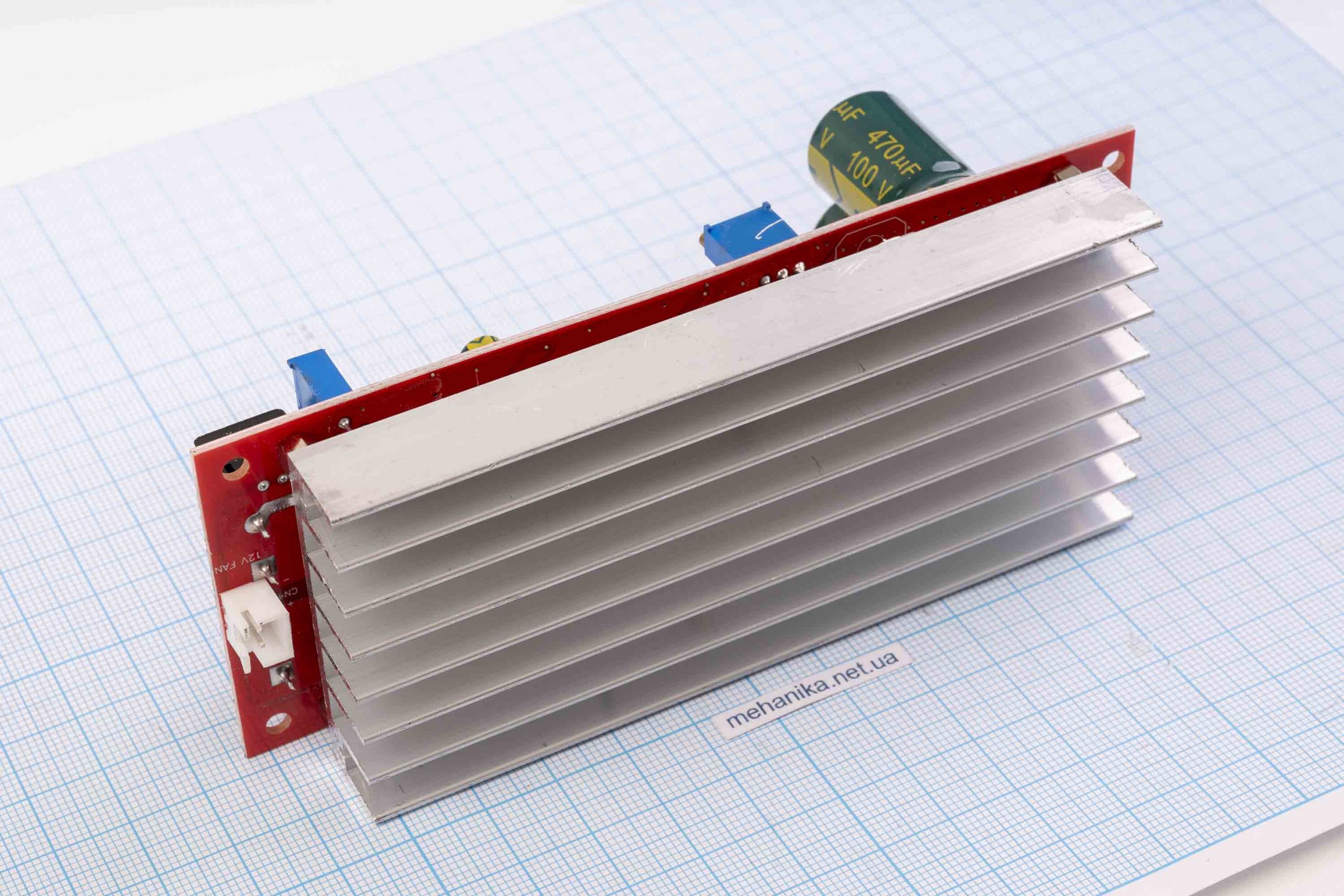 Перетворювач напруги підвищуючий, DC-DC, 10-60V/12-83V 18A 1200W (зелений)