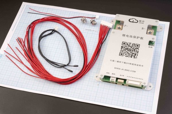 BMS-контролер заряду універсальний, JK BMS (JIKONG JK-B1A8S-10P), 4-8S, Li-Ion/LiFePO4/LTO, 100A (200A), з Bluetooth модулем