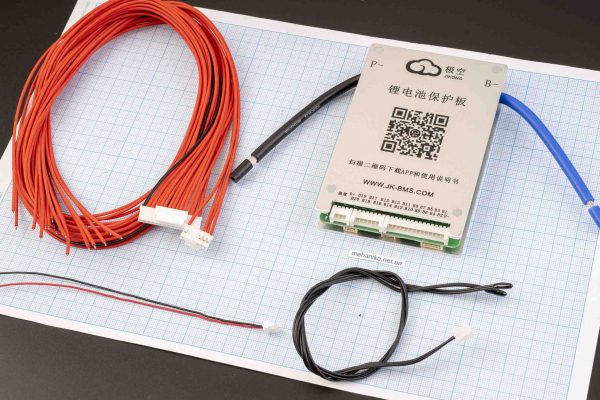 BMS-контролер заряду універсальний, JK BMS (JIKONG JK-BD4A17S-4P), 8-17S, Li-Ion/LiFePO4/LTO, 40A (60A), з Bluetooth модулем
