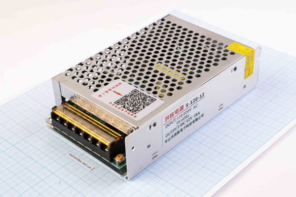 Блок живлення 12V/10А 120W DC стабілізований імпульсний