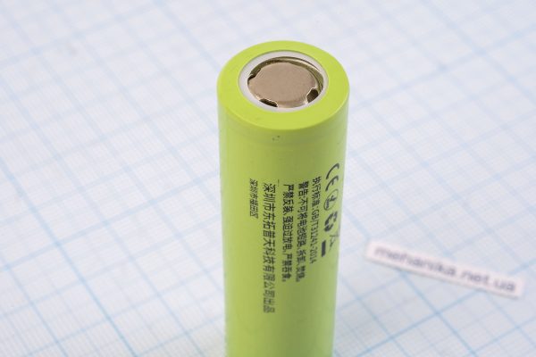 Акумулятор Li-Ion UnitlFree 18650 2000mAh/10A, 12800mWh, випуклий контакт
