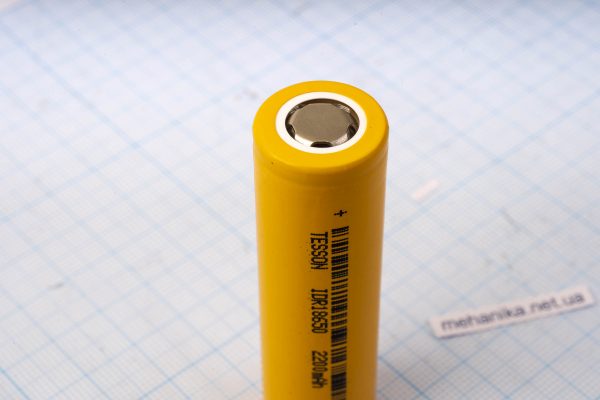 Акумулятор Li-Ion TESSON IDR18650 2200mAh/11A, 5С високострумовий