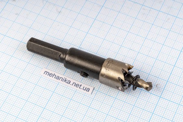 Коронка для металу HSS з направляючим свердлом