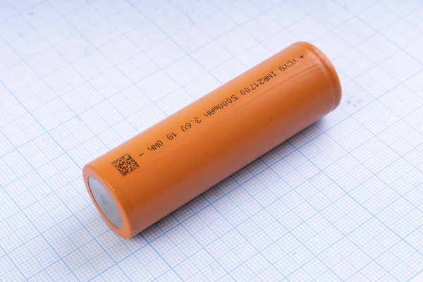 Акумулятор Li-Ion YCYG INR21700 5000mAh/15A, 3С