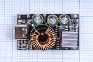 Модуль швидкої зарядки CTP01C з підтримкою QC3.0, DC10-30V 24W, знижуючий, USB Type-C