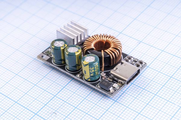 Модуль швидкої зарядки CTP01C з підтримкою QC3.0, DC10-30V 24W, знижуючий, USB Type-C