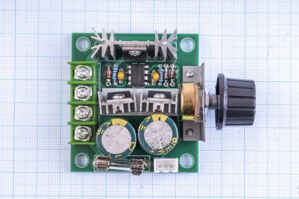 ШІМ регулятор (PWM) оборотів двигуна DC 12-40V/10А, (димер/dimmer)