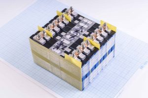 Акумулятор (акумуляторний елемент, комірка 4S2P) Li-Ion, високострумовий, 14.8V-16.8V/12.4Ah, 70C, 183.6Wh