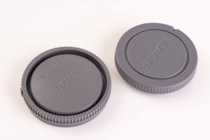 Комплект кришок для Sony E-mount (задня об'єктива + корпус камери) для бездзеркальних камер