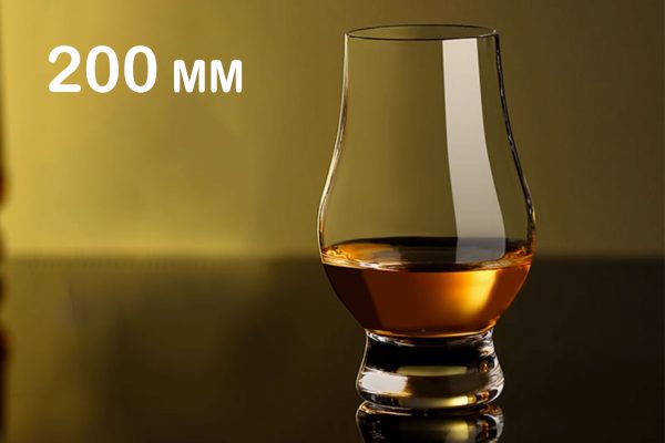 Склянка "Тюльпан на ніжці" 200 мл, 11.5 х 4.6 см