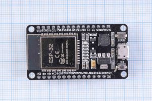 Плата ESP32 WIFI+Bluetooth, чіп CP2102, microUSB, 30 PIN